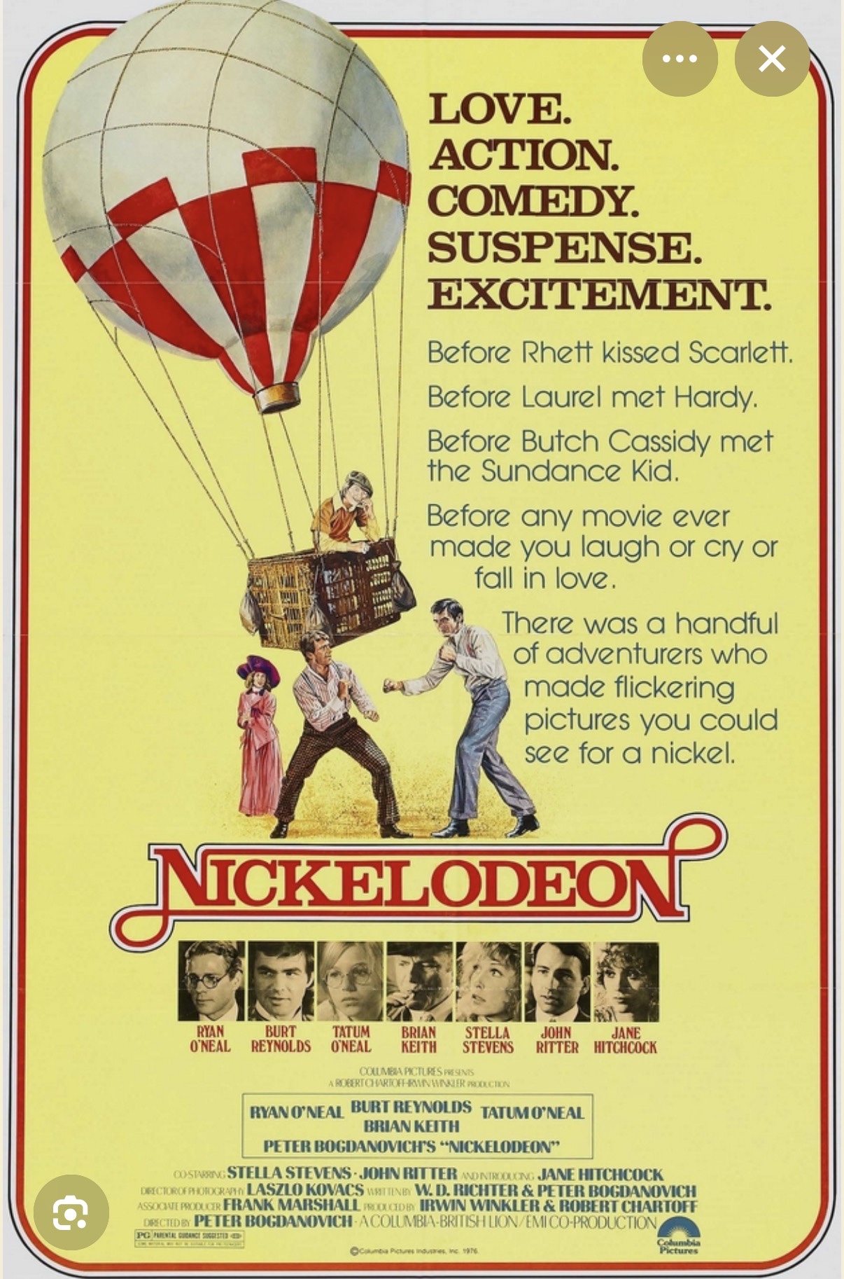 NICKELODEON, Peter Bogdanovich 1976, Ryan O'Neal, Burt Reynolds (burlesque)@.jpg